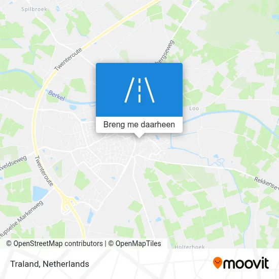 Traland kaart