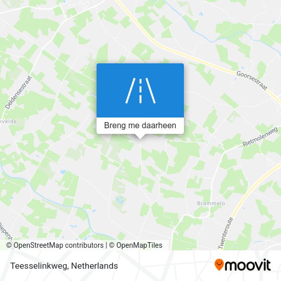 Teesselinkweg kaart