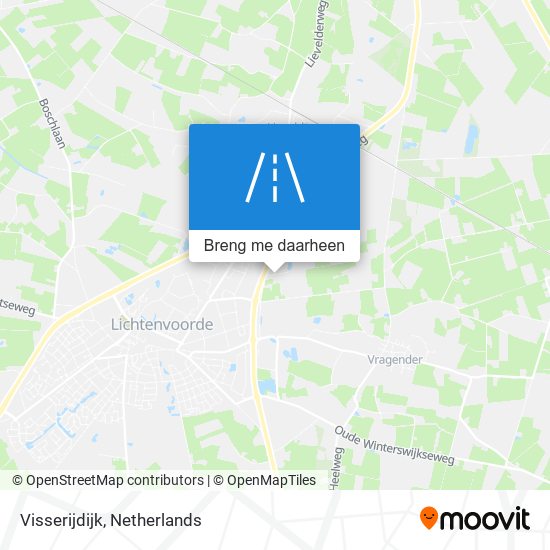 Visserijdijk kaart