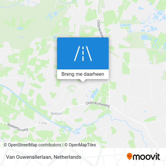 Van Ouwenallerlaan kaart