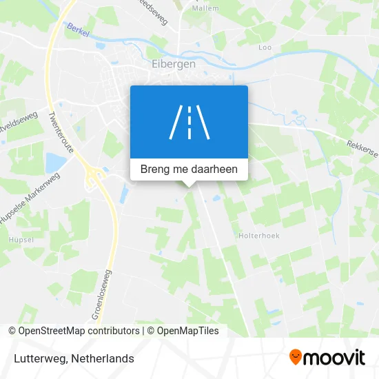 Lutterweg kaart