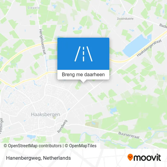 Hanenbergweg kaart