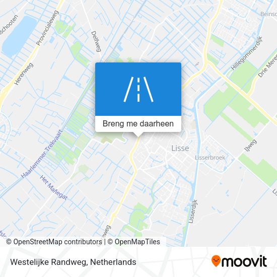 Westelijke Randweg kaart