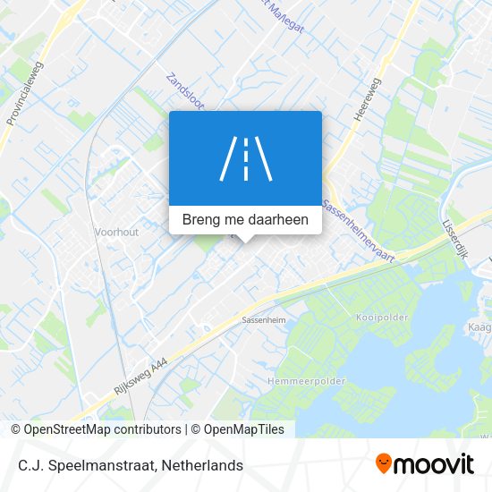 C.J. Speelmanstraat kaart
