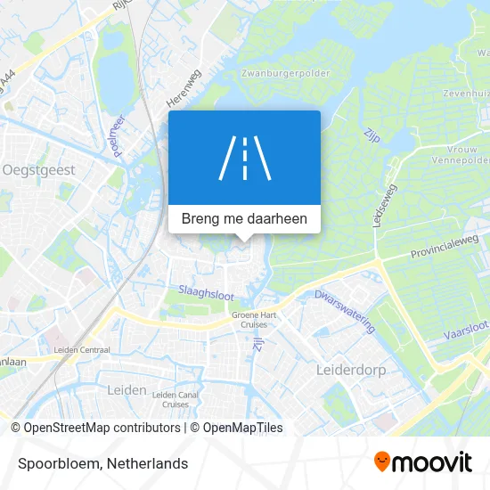 Spoorbloem kaart