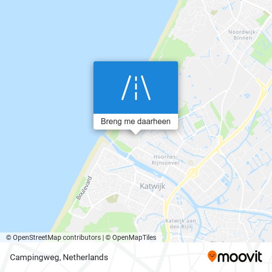 Campingweg kaart