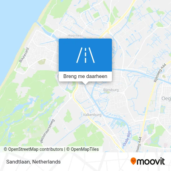 Sandtlaan kaart