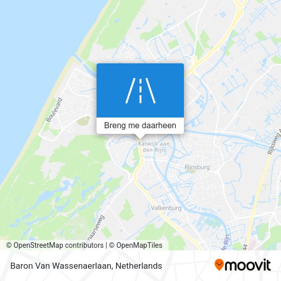 Baron Van Wassenaerlaan kaart