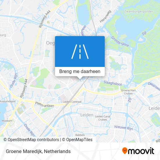 Groene Maredijk kaart