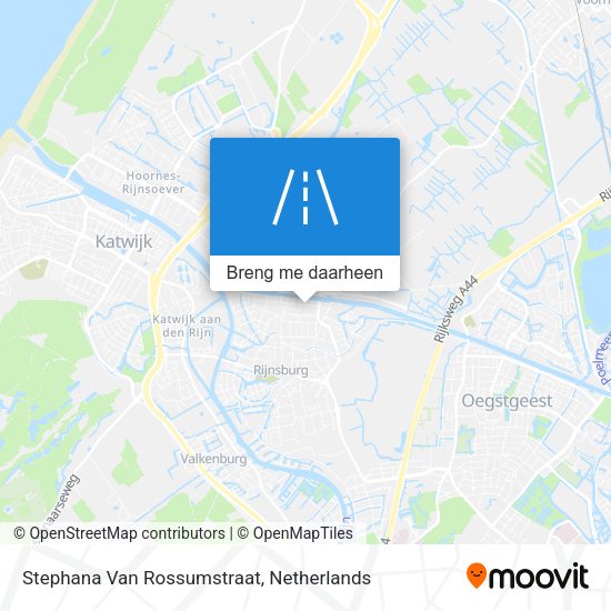 Stephana Van Rossumstraat kaart