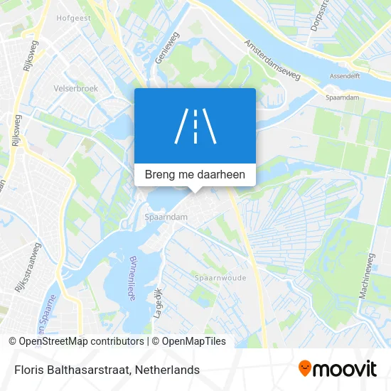 Floris Balthasarstraat kaart