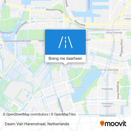 Daam Van Harenstraat kaart