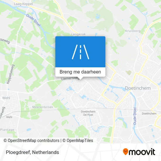 Ploegdreef kaart