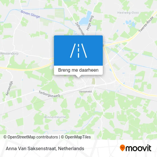 Anna Van Saksenstraat kaart