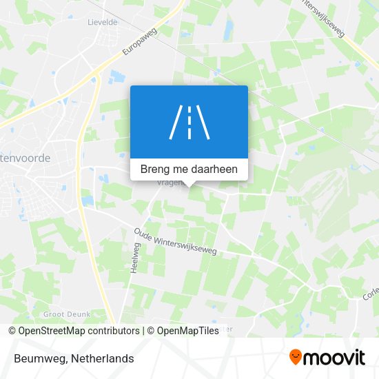 Beumweg kaart