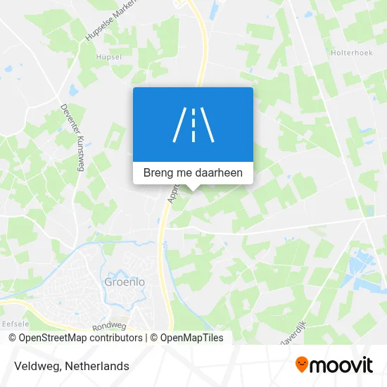 Veldweg kaart