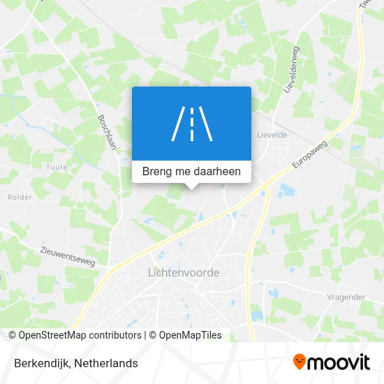 Berkendijk kaart