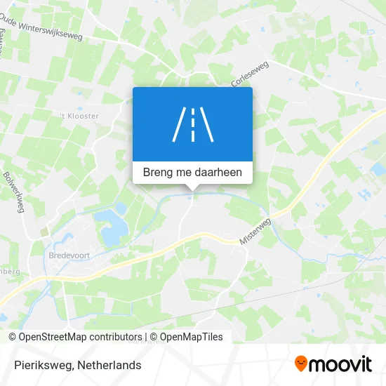 Pieriksweg kaart