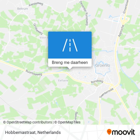 Hobbemastraat kaart