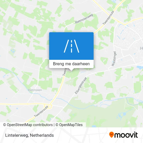Lintelerweg kaart