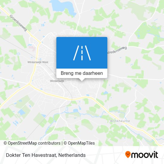 Dokter Ten Havestraat kaart