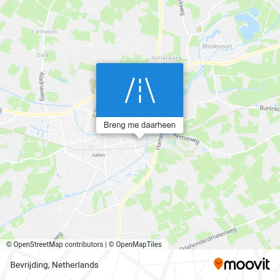 Bevrijding kaart