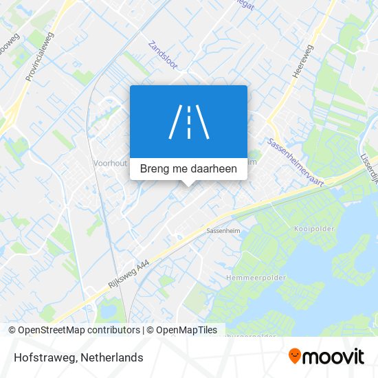 Hofstraweg kaart