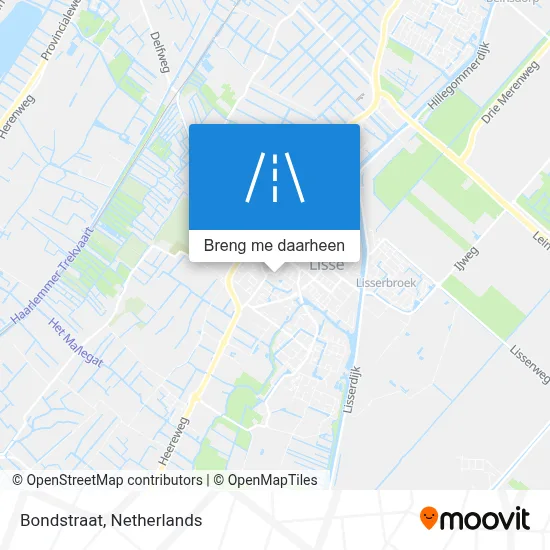 Bondstraat kaart