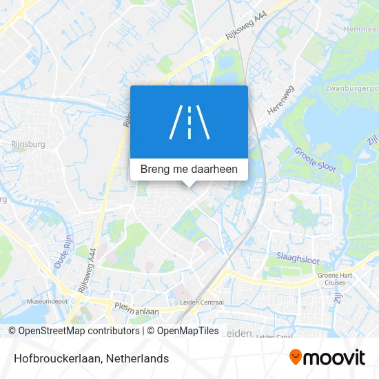 Hofbrouckerlaan kaart