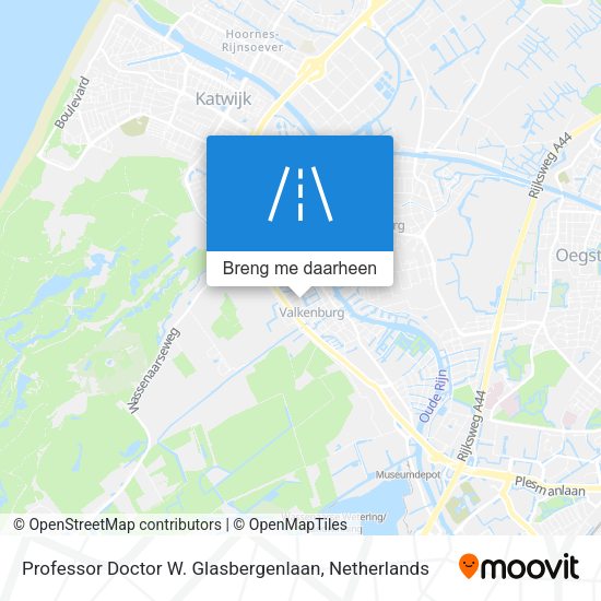 Professor Doctor W. Glasbergenlaan kaart