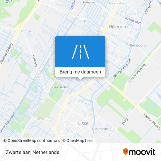 Zwartelaan kaart