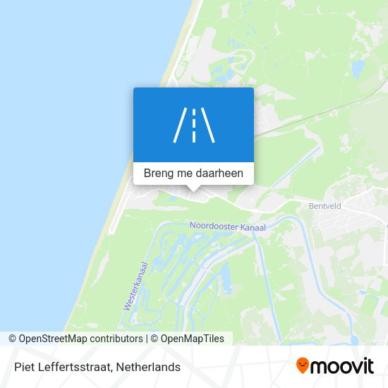 Piet Leffertsstraat kaart