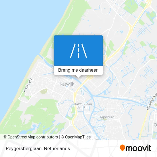 Reygersberglaan kaart