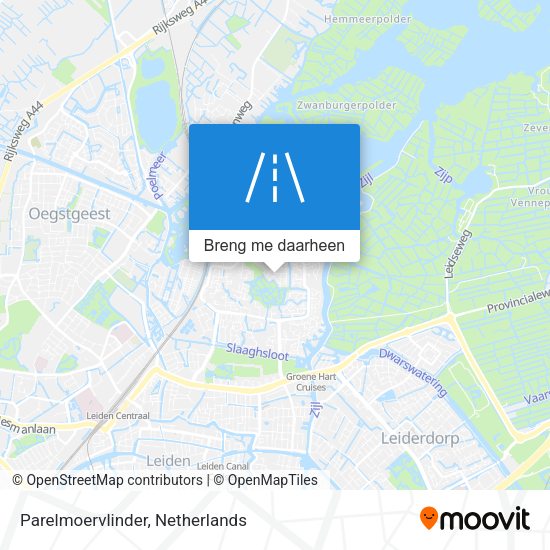 Parelmoervlinder kaart