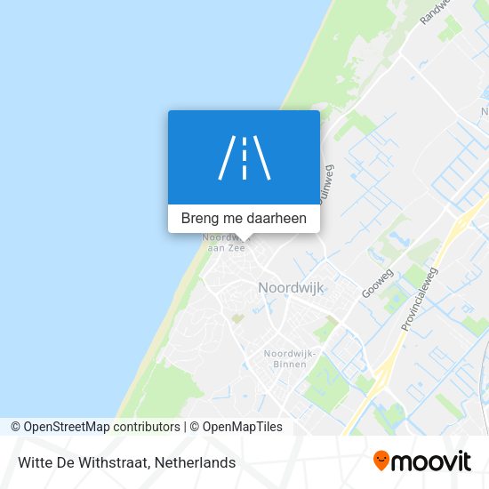 Witte De Withstraat kaart