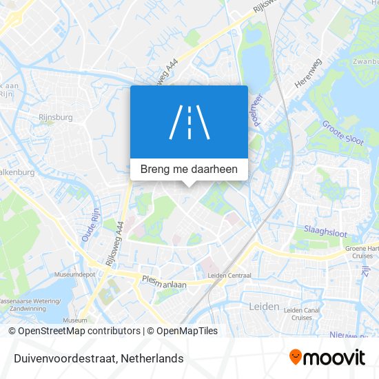 Duivenvoordestraat kaart