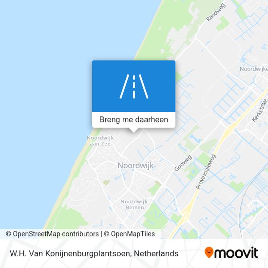 W.H. Van Konijnenburgplantsoen kaart