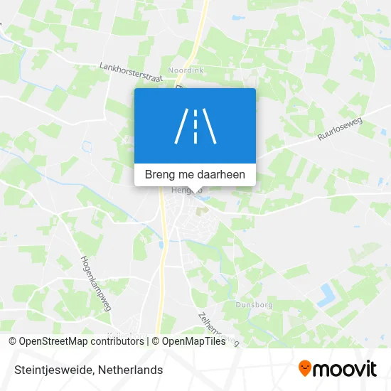 Steintjesweide kaart