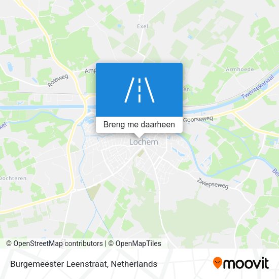 Burgemeester Leenstraat kaart