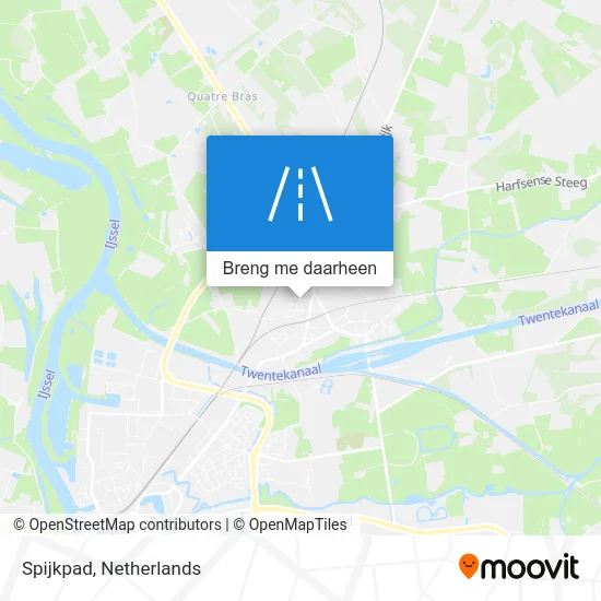 Spijkpad kaart
