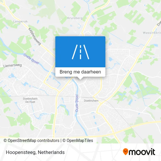 Hoopensteeg kaart