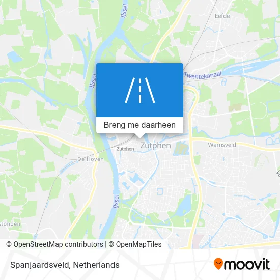 Spanjaardsveld kaart