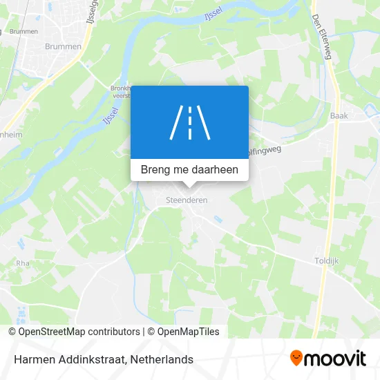 Harmen Addinkstraat kaart