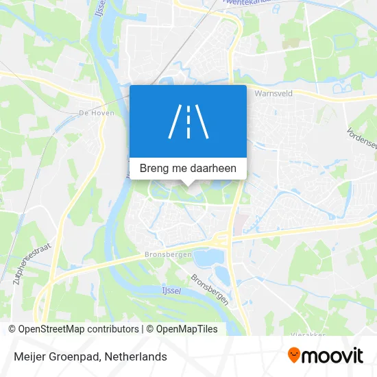 Meijer Groenpad kaart