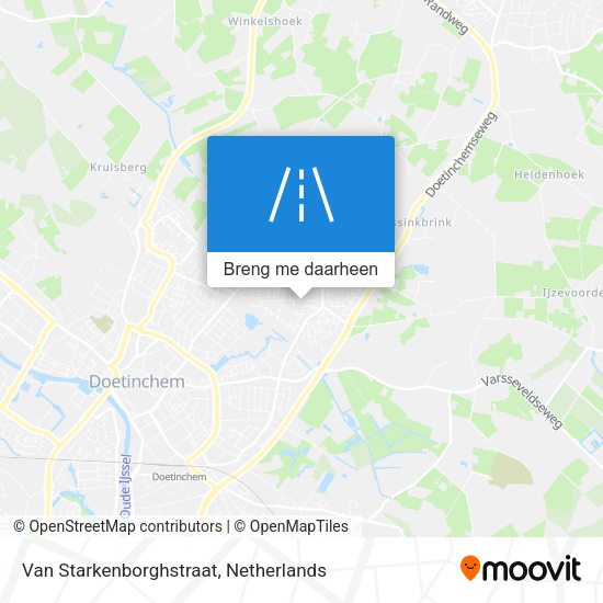 Van Starkenborghstraat kaart