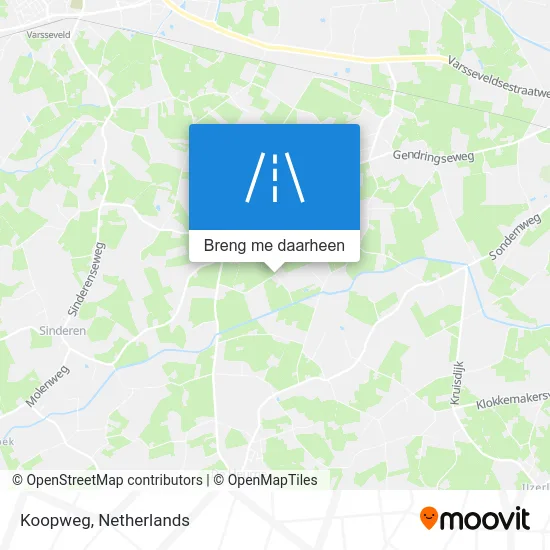 Koopweg kaart