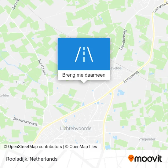 Roolsdijk kaart