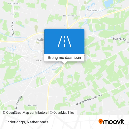 Onderlangs kaart