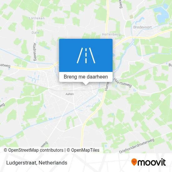 Ludgerstraat kaart