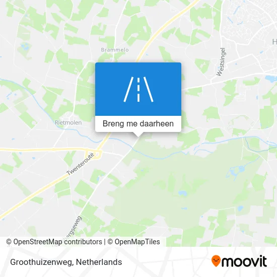 Groothuizenweg kaart